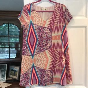 Colorful swing dress